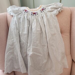 Stitchy Fish 3t Smocked Halloween Spider Dress